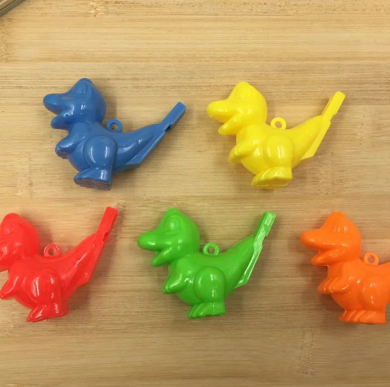 10 шт./компл. креативные животные динозавры детский инструмент водяной свисток