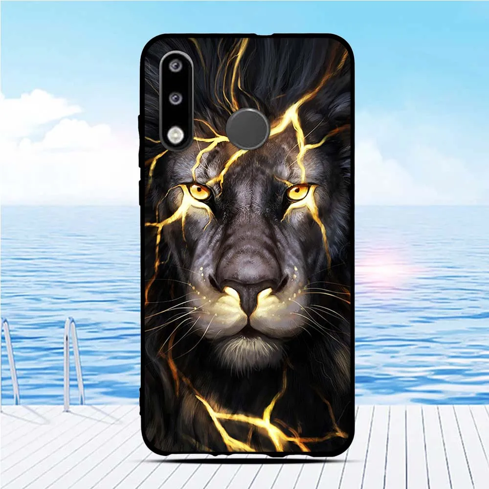 Чехол-Бампер для Huawei P30 lite силиконовый чехол телефона TPU 3D рельефный мультяшный |