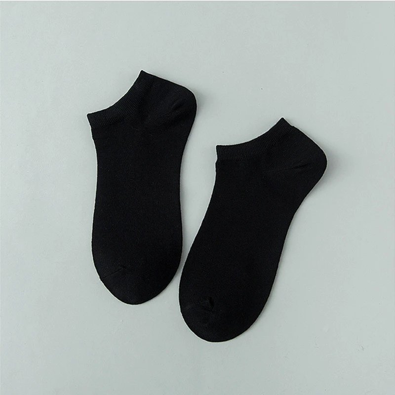CXZD 2019 Men Cotton Ankle Socks For Men's Business Casual Solid Color Short Male Sock | Мужская одежда