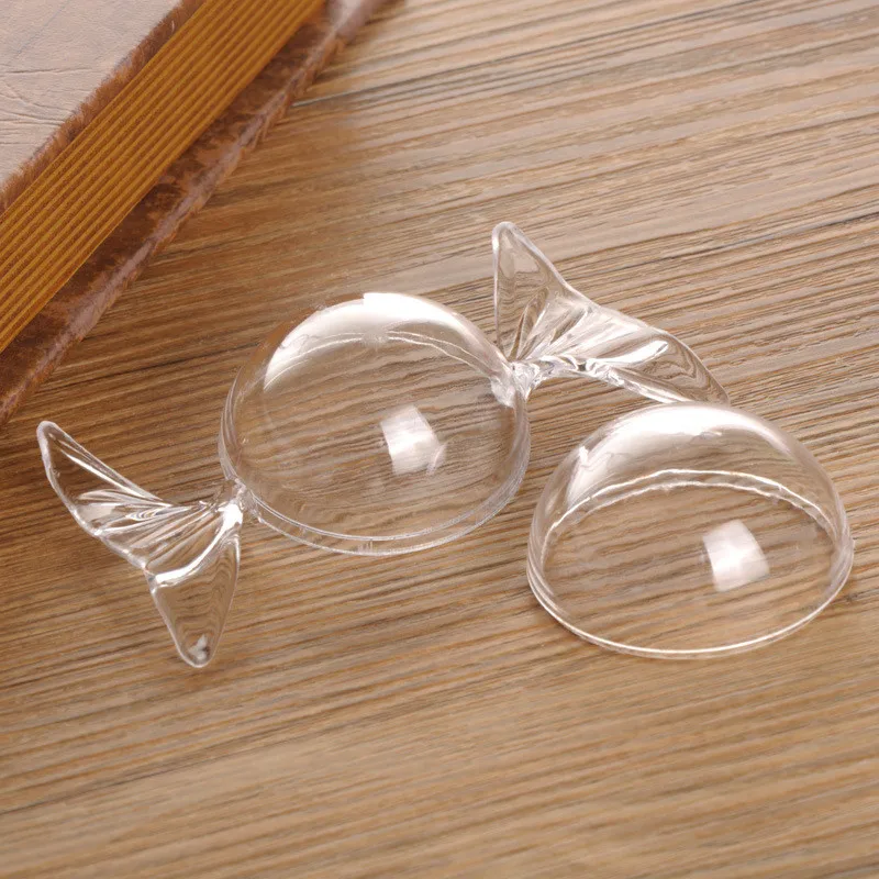 12 шт./лот пластиковые коробки для конфет милые круглые футляры Шоколадные