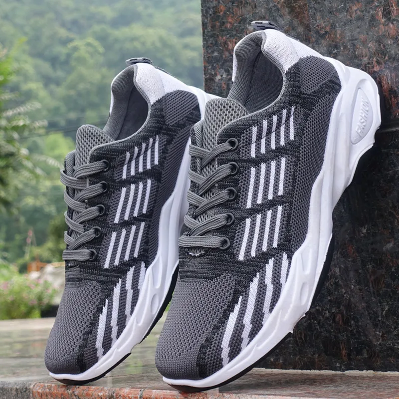 

2020 Autumn New Men running Shoes Mesh Breathable Men's Sport Shoes Comfortable Fashion Lightweight Men Sneakers Size 39-44