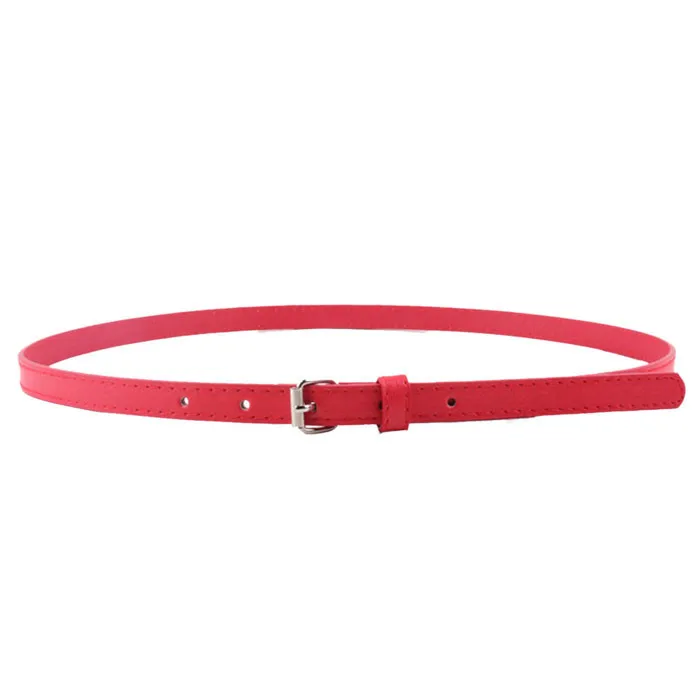 

Multi-color small steel buckle belt