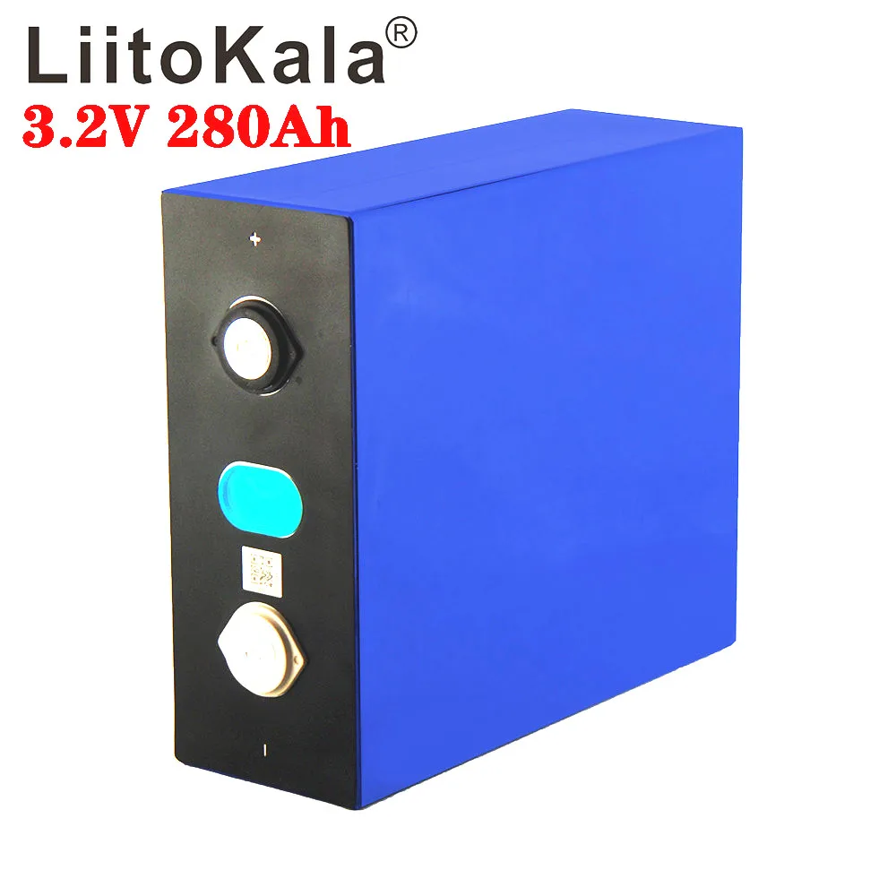 LiitoKala 3 2 v 280Ah lifepo4 батарея для e scooter энергохранилище солнечная система 12 280ah no 200ah