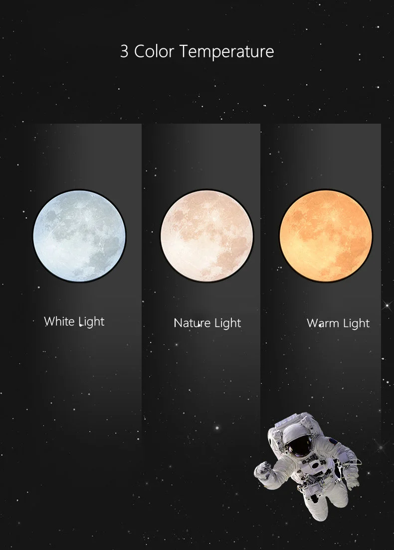 $19.70 LED Moon Ceiling Light for Bedroom Living Room Study Corridor Stair Illuminaire Acrylic Sconce White Black surface Mounted Lamp