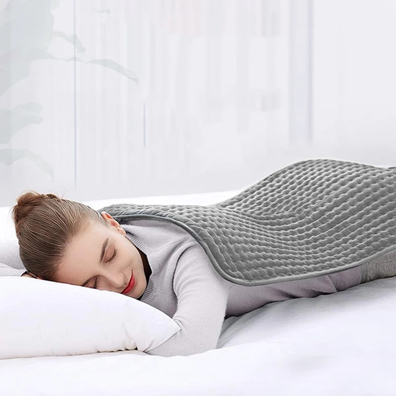 Electric Heating Pad Blanket Timer Physiotherapy for Shoulder Neck Back Spine Leg Pain Relief EU Plug | Дом и сад