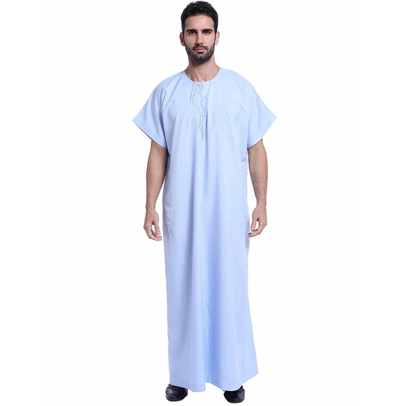 Man Abaya Muslim Dress Pakistan Islam Clothing Abayas Robe Saudi Arabia Kleding Mannen Kaftan Oman Ropa Musulman De Mode Homme