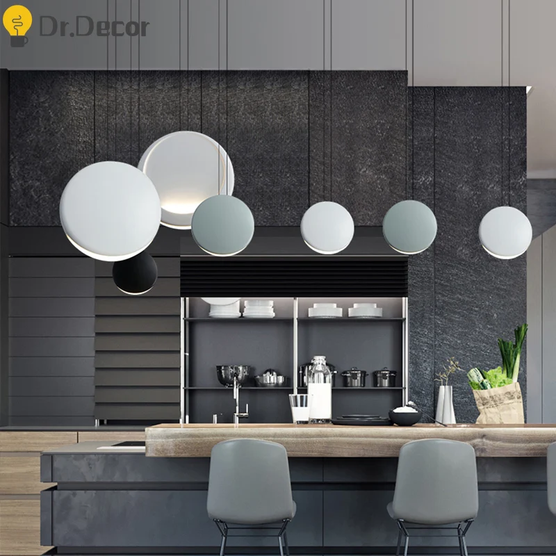 Nordic светодиодный Macaron подвесной светильник s Light ing Loft спальня гостиная кухня