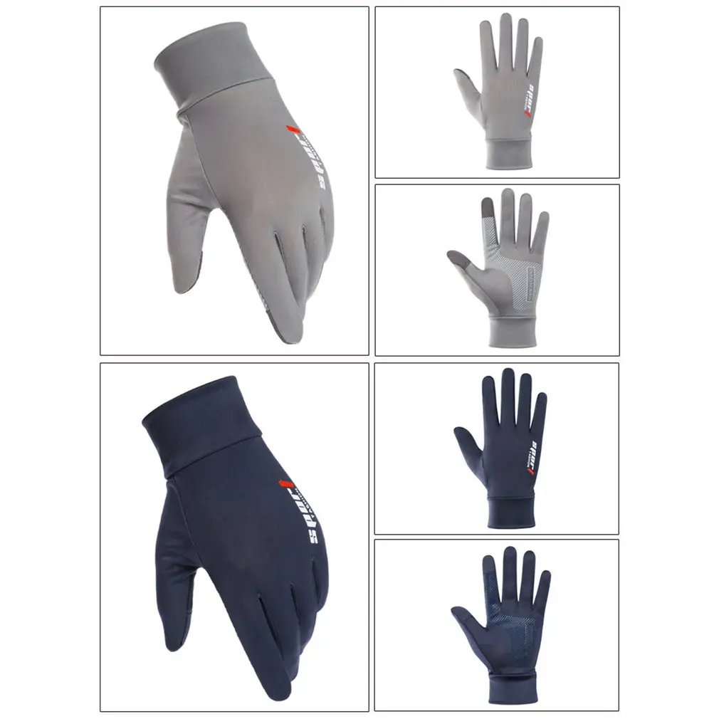 

Нескользящие мотоциклетные гоночные перчатки из ледяного шелка, дышащие перчатки для занятий спортом на открытом воздухе, езды на сенсорно...