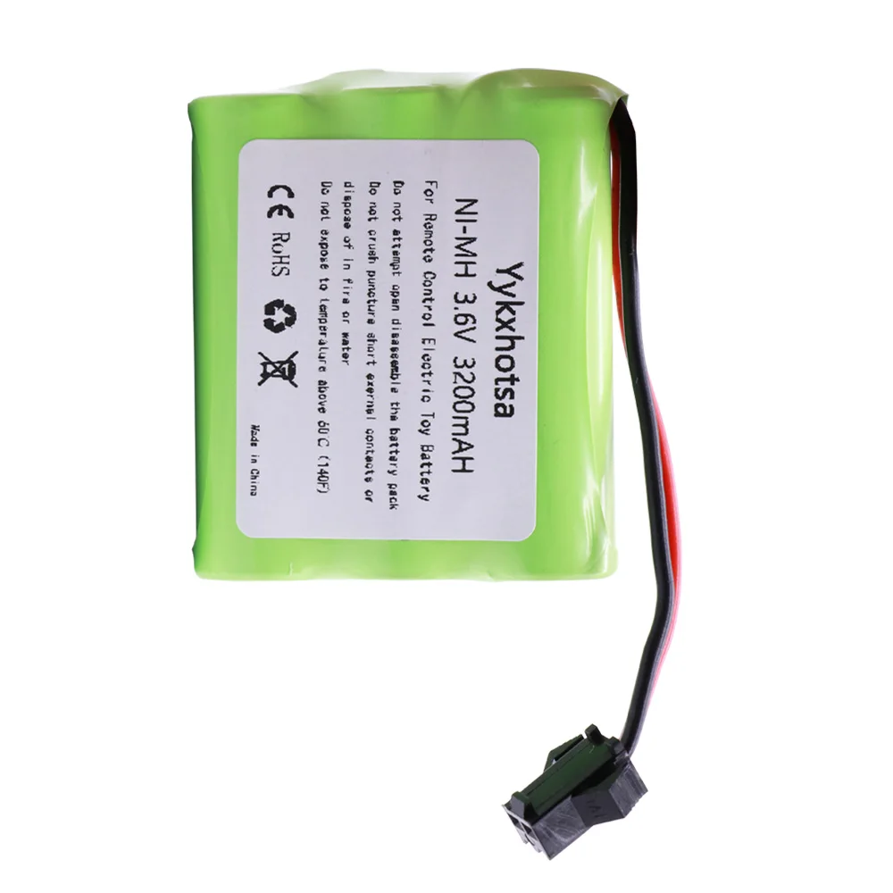 10 шт./упак. 3 6 V 3200mAh NiMH аккумулятор для радиоуправляемых игрушек автомобилей