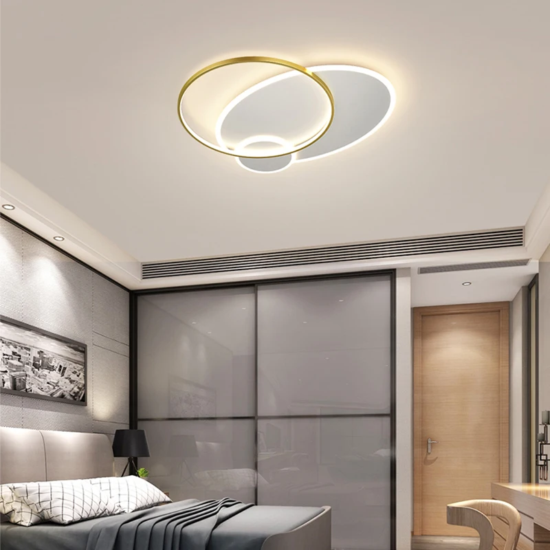 Комнатная потолочная лампа современный минималистичный светодиодный