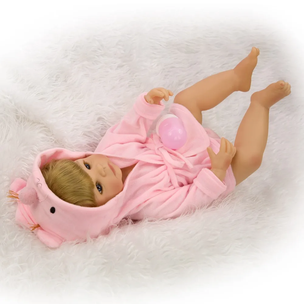 Реалистичная Детская кукла реборн 54 см ручная краска силиконовые reborn куклы