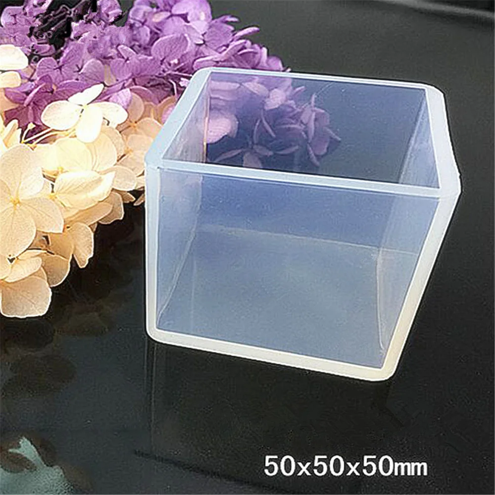 3D форма кубика геометрическая для ювелирных изделий подвеска силиконовая