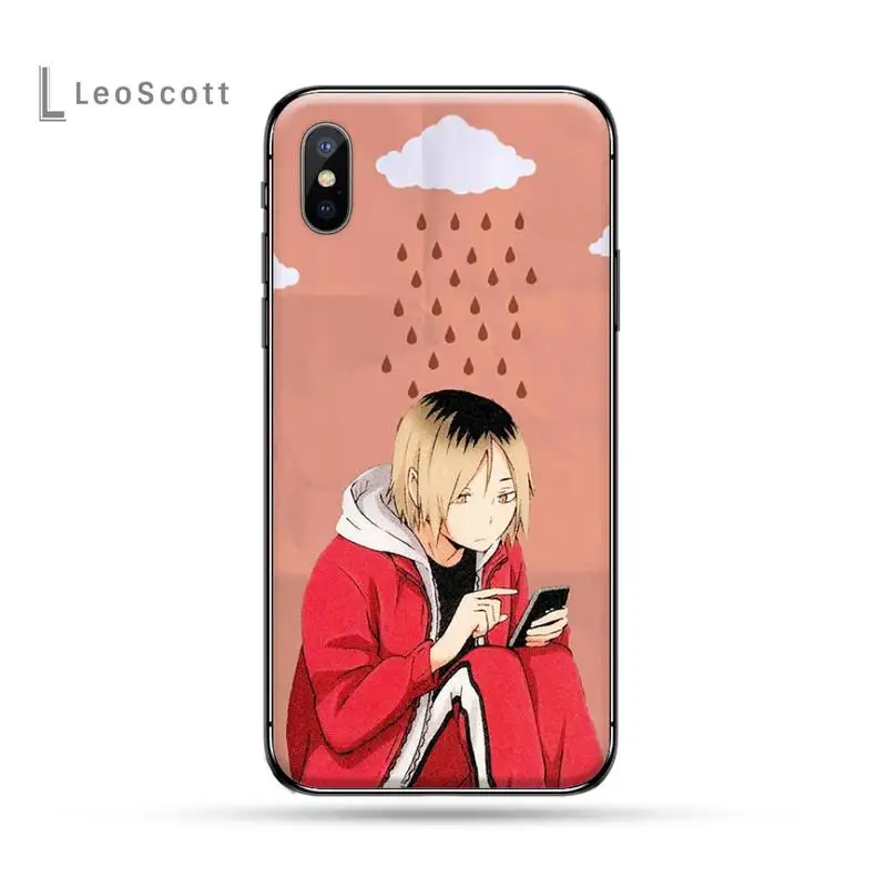 

Kenma Kozume of Haikyuu anime Phone Case for iPhone 11 12 mini pro XS MAX 8 7 6 6S Plus X 5S SE 2020 XR luxury cover funda coque