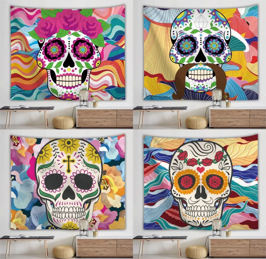 Настенный гобелен с изображением большого тигра Льва 150 Х200 см | Дом и сад