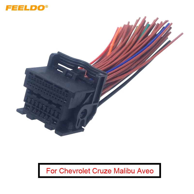 Автомобильный радиоприемник FEELDO аудио 44Pin жгут проводов адаптер для Chevrolet Cruze Malibu