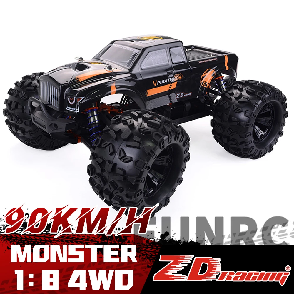 Машинка радиоуправляемая ZD Racing 1/8 MT8 2 4G 4WD RTR MONSTER TRUCK Багги внедорожник трагги 90