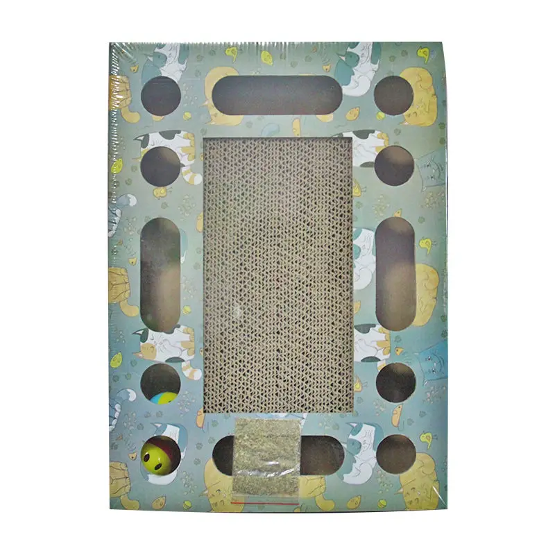 

Catnip Pet Cat Scratcher Kitten Scratch Pad Corrugated Paper Scratch Board For Kittens Cat Scratching Pet Products Balls Toys
