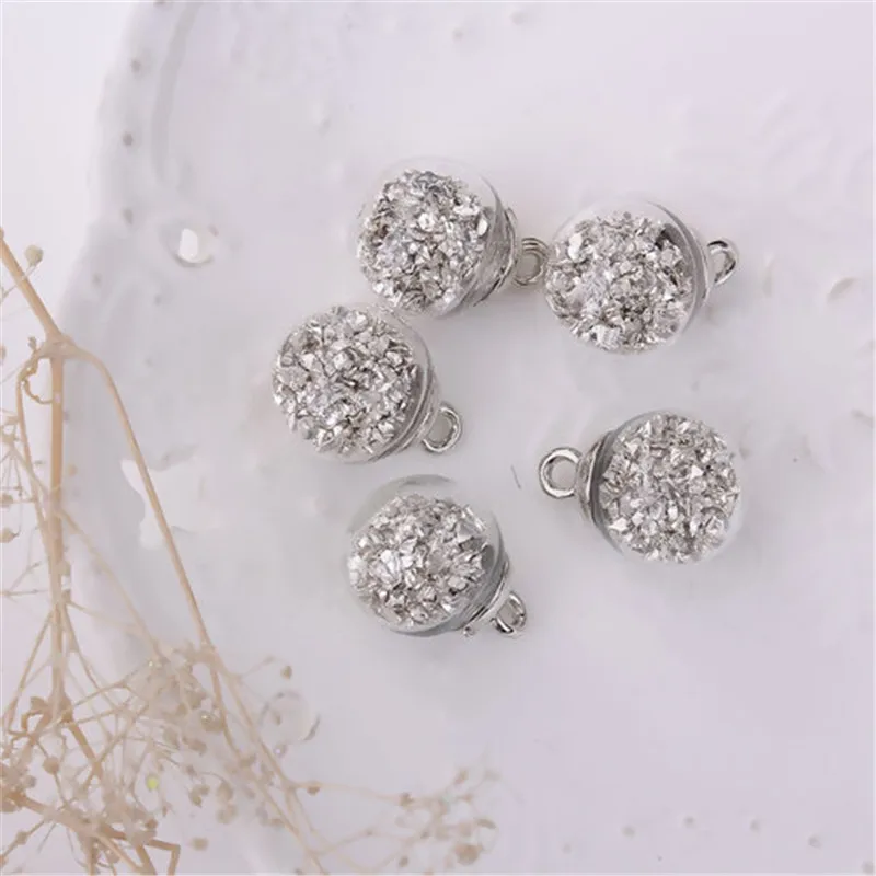 DoreenBeads модный прозрачный стеклянный кулон Круглый пузырь бутылки амулеты