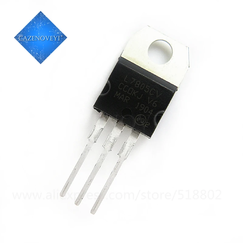 10 шт./лот L7805CV 7805 L7805 TO 220 В наличии|Интегральные схемы| |