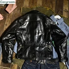 CDJ-97 прочтите описание! Куртка из натуральной лошадиной кожи, Классическая, приталенная