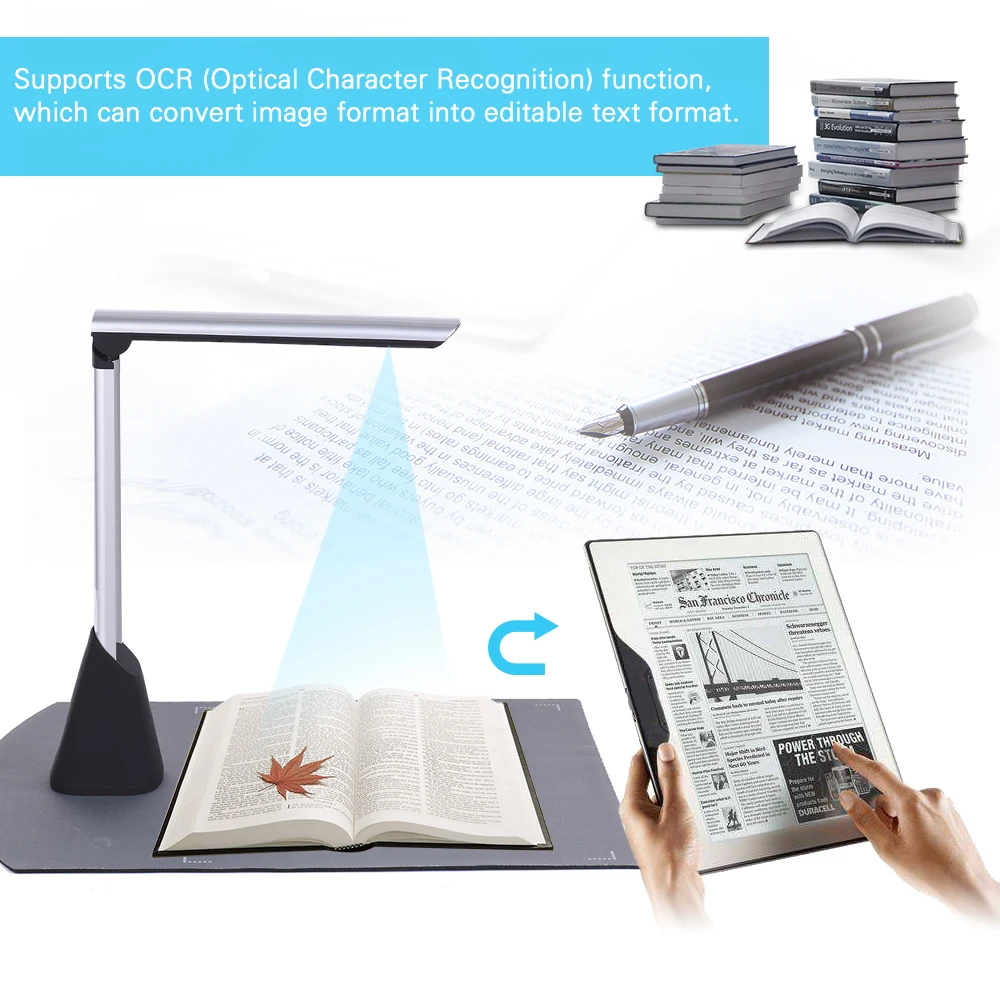 Портативный высокоскоростной USB-сканер для чтения изображений и документов с