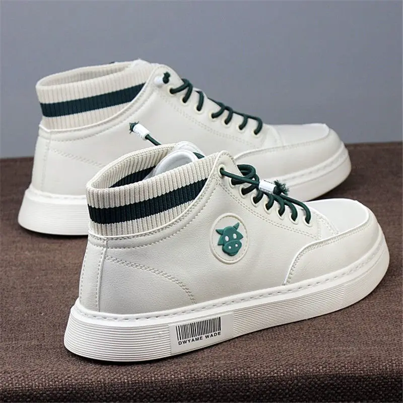 

Мужские кроссовки для бега, дышащая легкая спортивная обувь для улицы, Белая обувь, модные кроссовки, мужская обувь с высоким верхом, новинк...