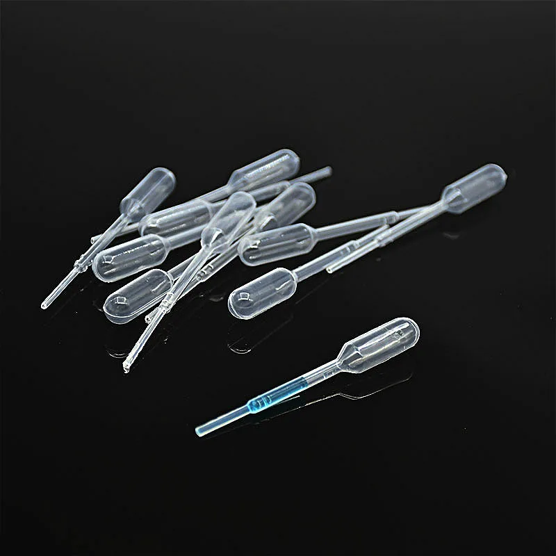 Пастеровская пипетка со шкалой 0 2 мл Градуированный Пластик соломы одноразовые