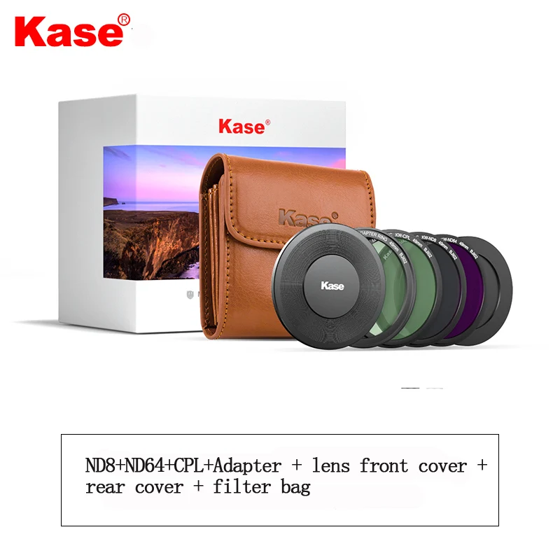 

Kase 49 мм Росомаха Магнитный CPL + ND8 + nd64 с передней резьбой фильтра