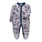 Комбинезон детский с длинным рукавом, хлопковый, для девочек