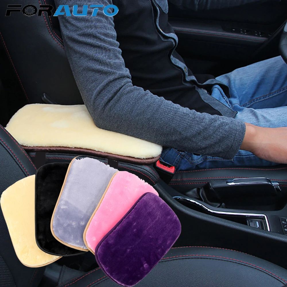 FORAUTO 30*19 см центр консольный подлокотник с ящиком для Мягкие плюшевые автомобиль