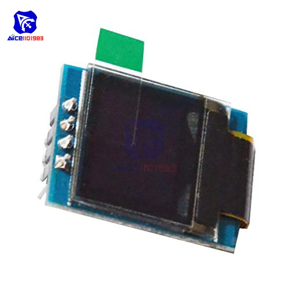 0 66 дюймовый OLED ЖК-дисплей diymore 6448 модуль 64x48 4-контактный интерфейс IIC / 7Pin I2C SPI для