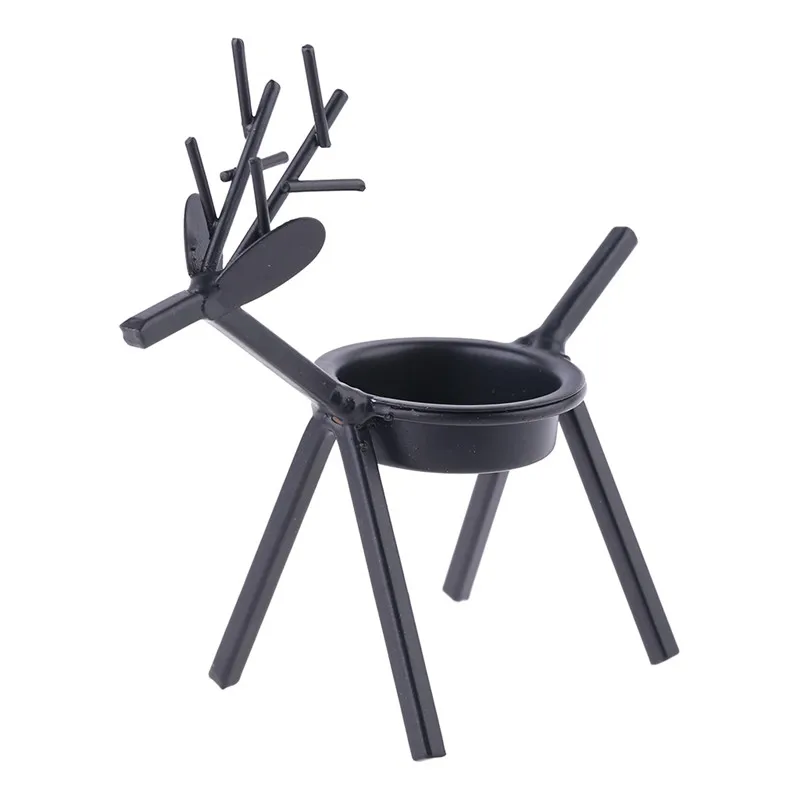 Рождественский олень подсвечник европейский Железный Подсвечник канделябр на