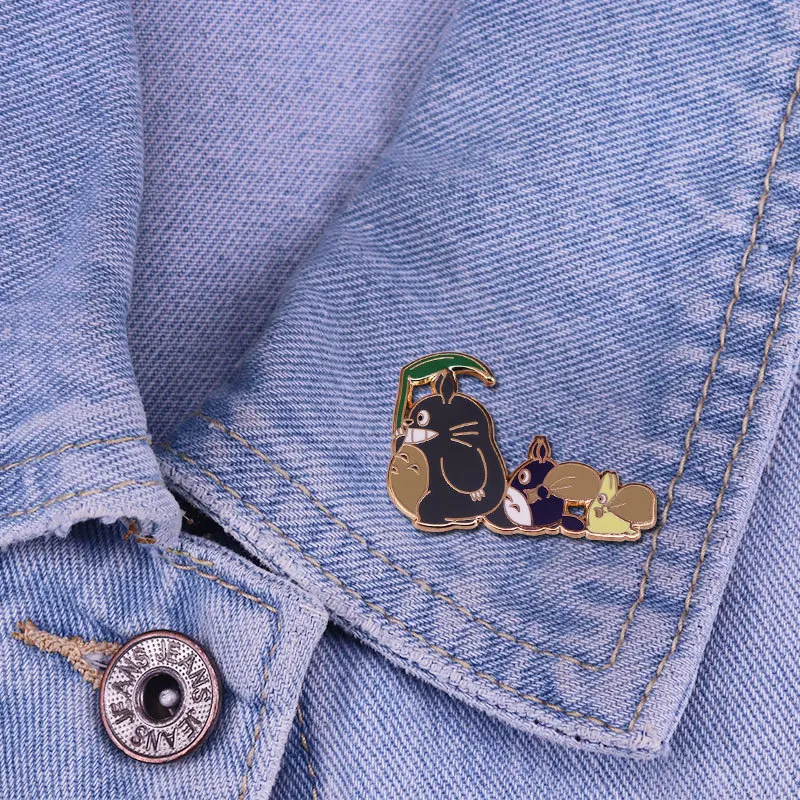 Броши и булавки Totoro Mei для женщин мужчин булавка лацканов рюкзаков сумок шляп