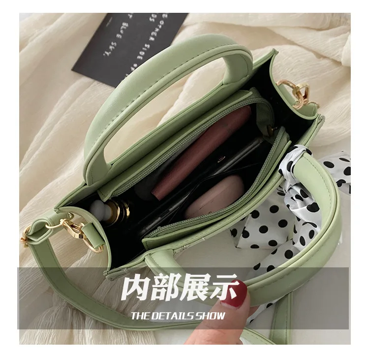 Кружевная женская сумка новинка 2019 корейская модная через плечо с шарфом|Сумки