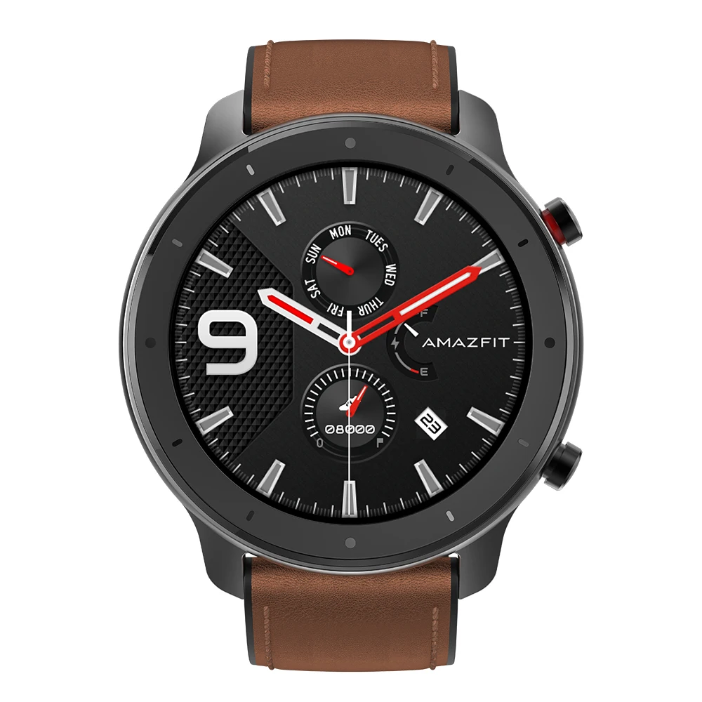 Глобальная версия Huami AMAZFIT GTR 47 мм Смарт-часы Водонепроницаемый 12 спортивный режим gps и ГЛОНАСС частоты сердечных сокращений 6-axis Смарт-часы