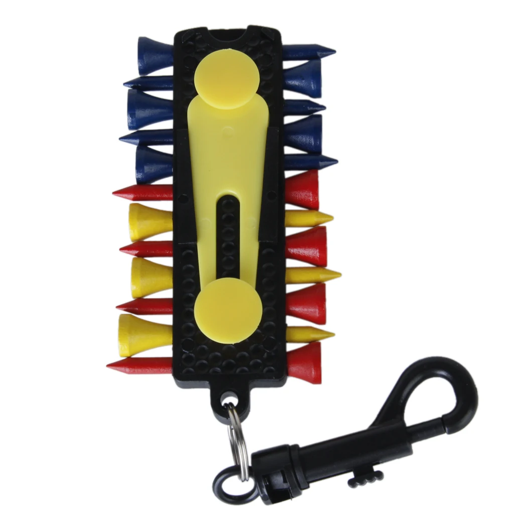 Новейшая пластиковая уличная футболка для гольфа брелок держатель 12 футболок 2