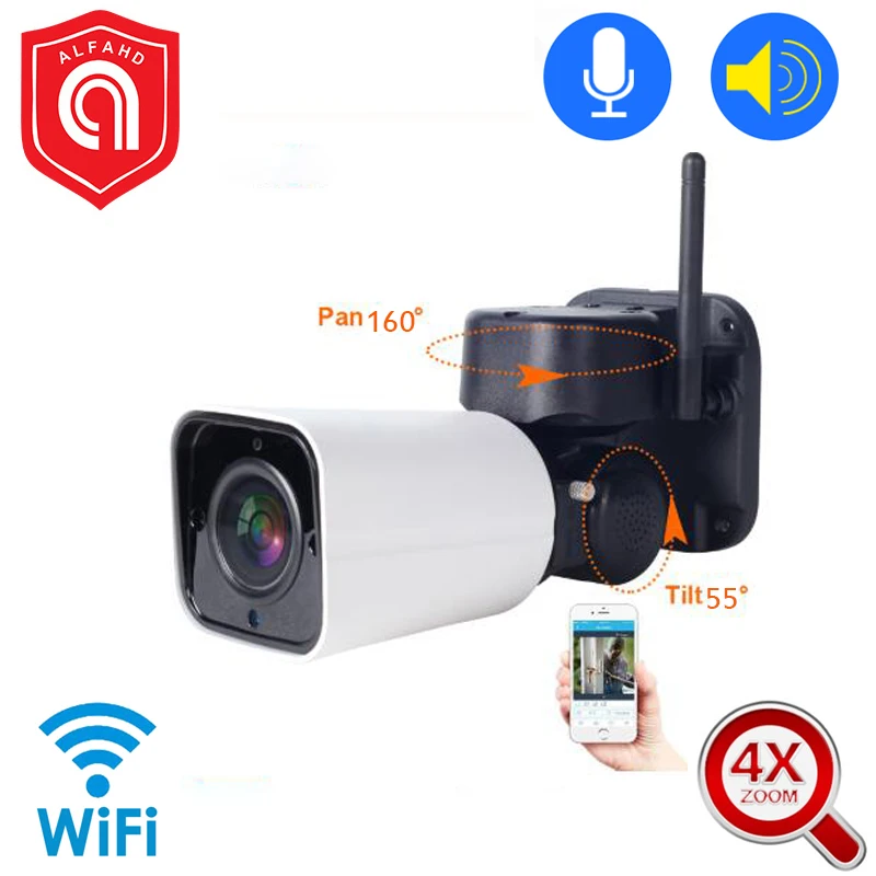 V380Pro 1080P 2MP Беспроводная IP камера ИК ночного видения аудио запись P2P видео безопасность WiFi PTZ пуля камера наружная