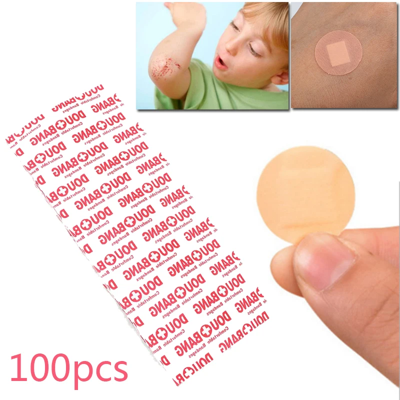 Портативный Медицинский бандаж AUYOU 100 шт. клейкий для ухода за раной детей