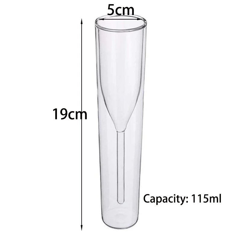 Бокал для вина бокал шампанского с двойными стенками тюльпана Коктейльная