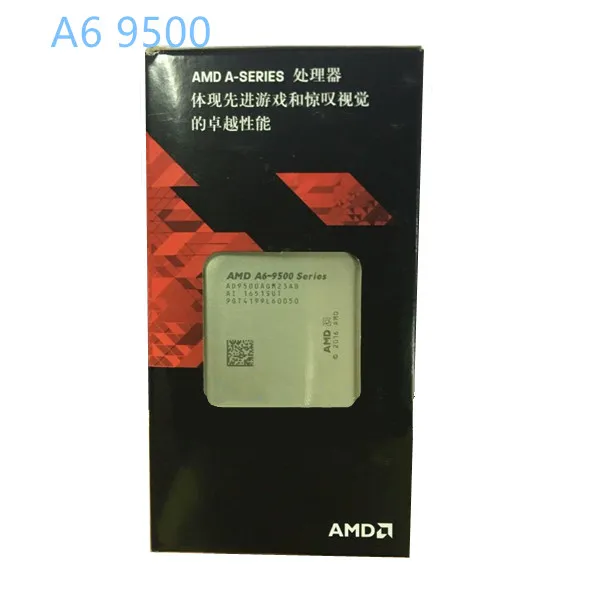 Процессор AMD APU A6 9500 двухъядерный процессор в коробке с разъемом AM4 3 5 ГГц 1 Мб кэш