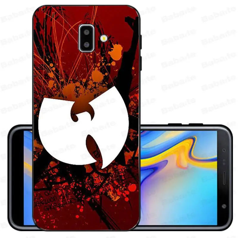 A10 Wu-Tang Wu Tang Clan черный ТПУ Мягкий силиконовый чехол для телефона samsung Galaxy j6 plus A6 A8 A9 A10 A30 A50 Coque Shell - Цвет: A10