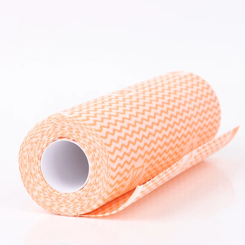 

1 Roll Non-wovens Wipe Clean Cloth Towel Kitchen Towel Disposable New Lightweight And Portable Non-wovens