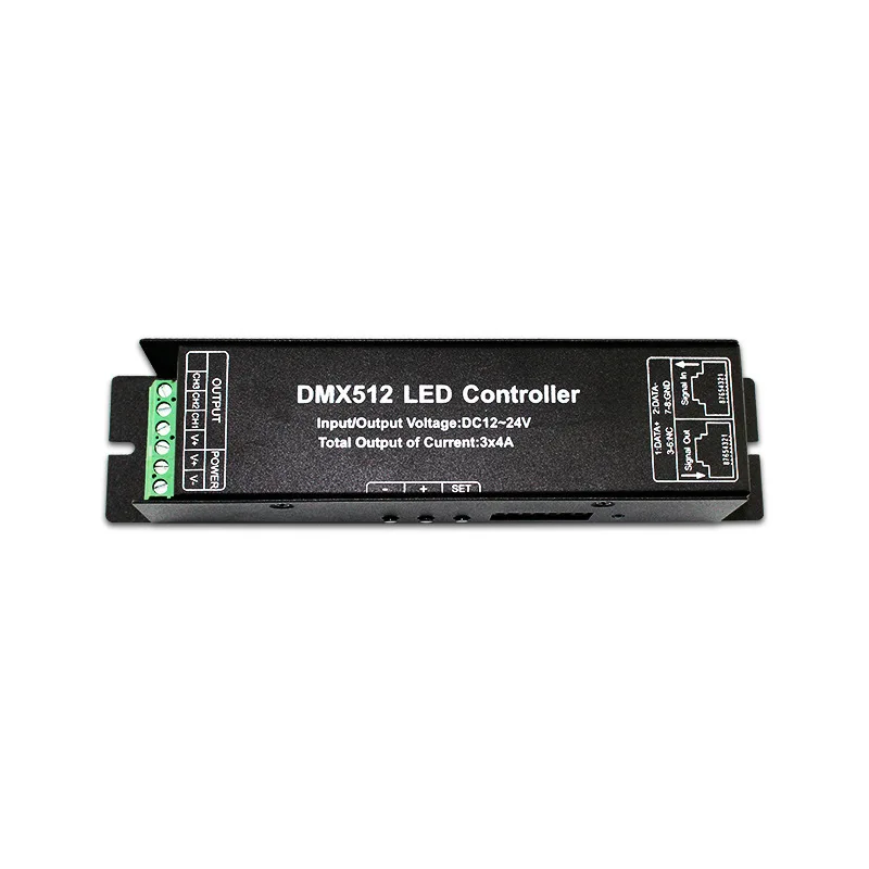 

20pcs/lot 3CH 4CH DC12-24V RGB RGBW DMX 512 controller RGB RGBW LED DMX512 decoder