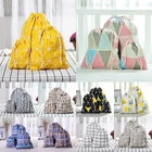 Органайзер для ювелирных изделий, из хлопка и льна, с геометрическим узором, для конфет и чая, 1 шт., 49276