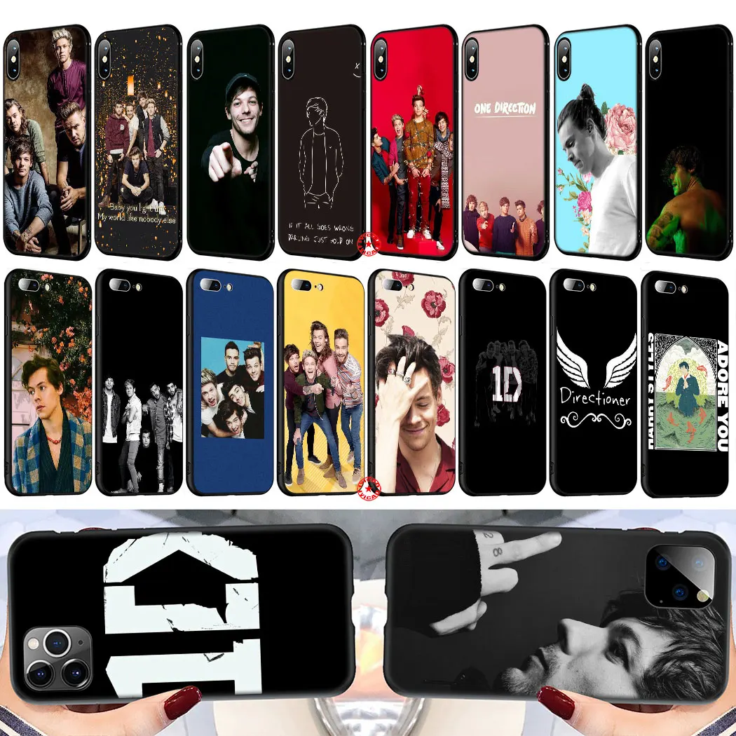 Y55 One Direction Гарри Стиль Мягкий силиконовый чехол для iPhone 11 Pro XS Max XR X 8 7 6 6S Plus 5 5S SE