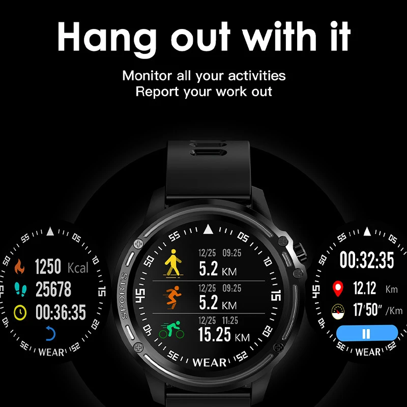 

Smart Watch L8 IP68 Waterproof Smartwatch Muliti-Sports Men Women Smart Watches ECG PPG Health Sport Heart Rate Bracelet