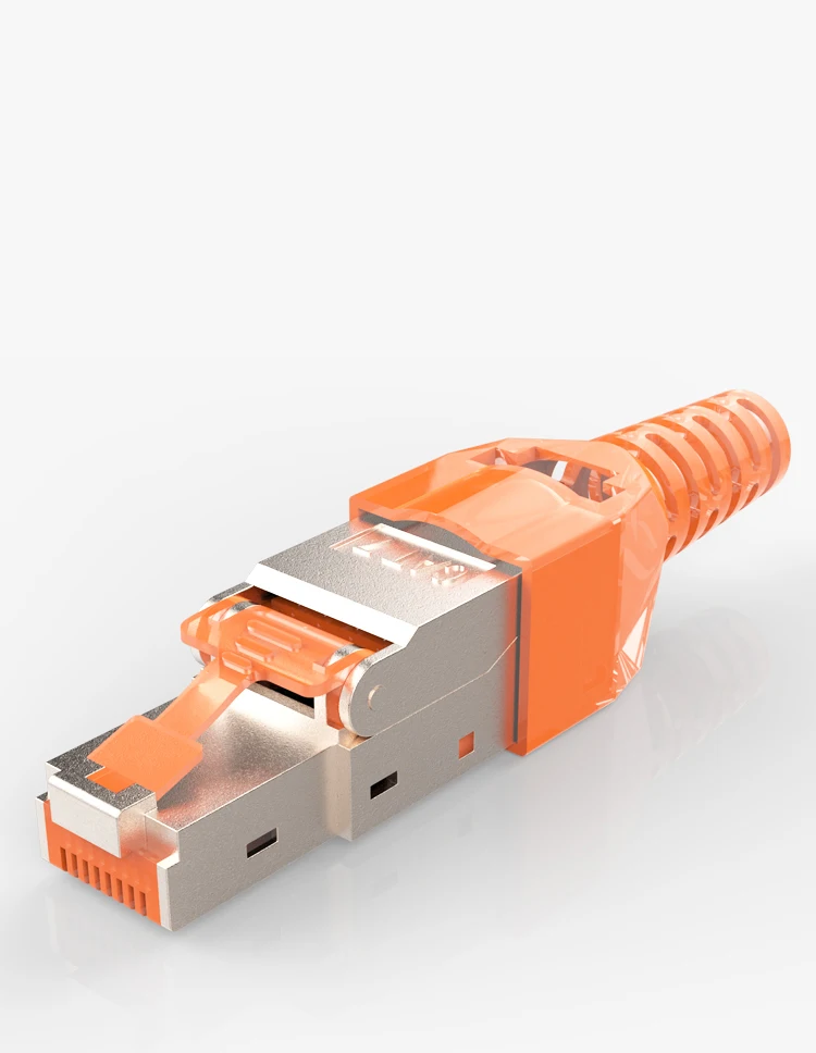 5cps экранированный Cat7 RJ45 соединитель обжимной штекер 10 гигабит Ethernet сетевой
