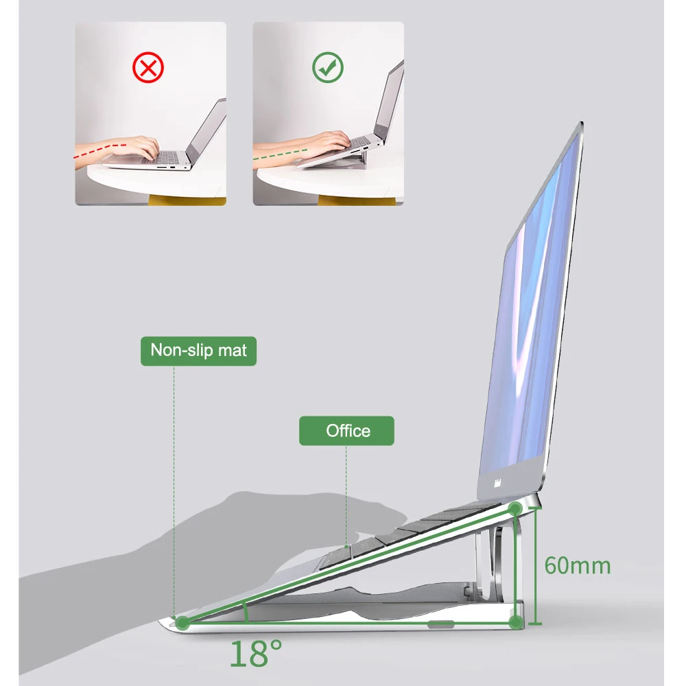 mamen складная подставка для ноу
