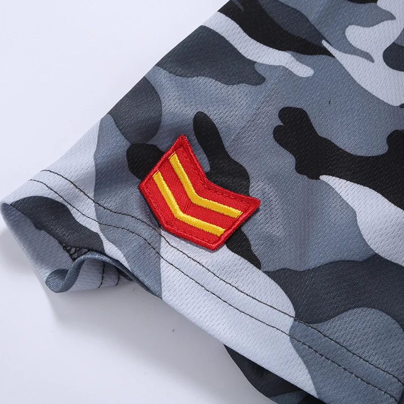 Мужские футболки высшего качества модная летняя камуфляжная трендовая футболка