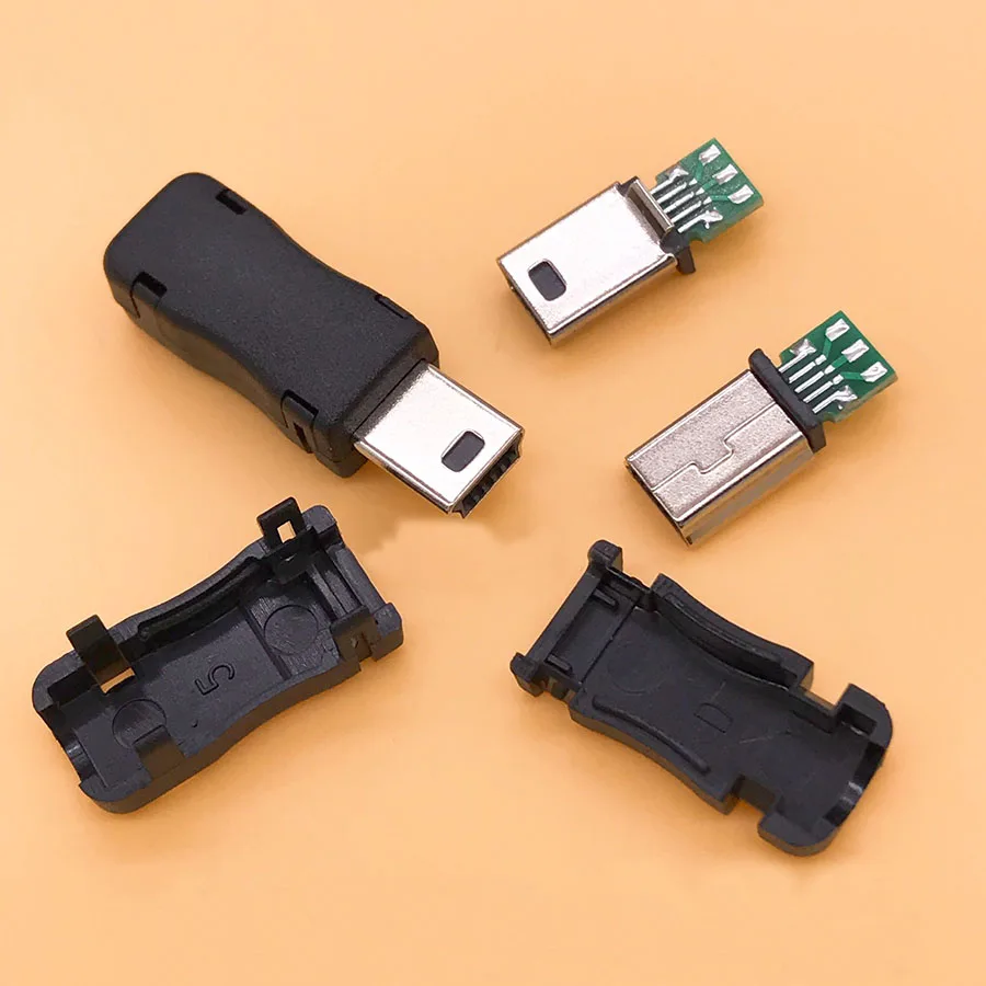 EClyxun 10 компл./лот 3 в 1 MINI 10P контактный разъем USB Штекерный с пластиковой